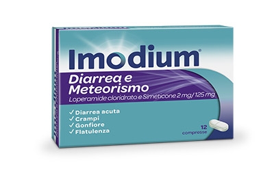 IMODIUM® Diarrea e Meteorismo<br />
Compresse